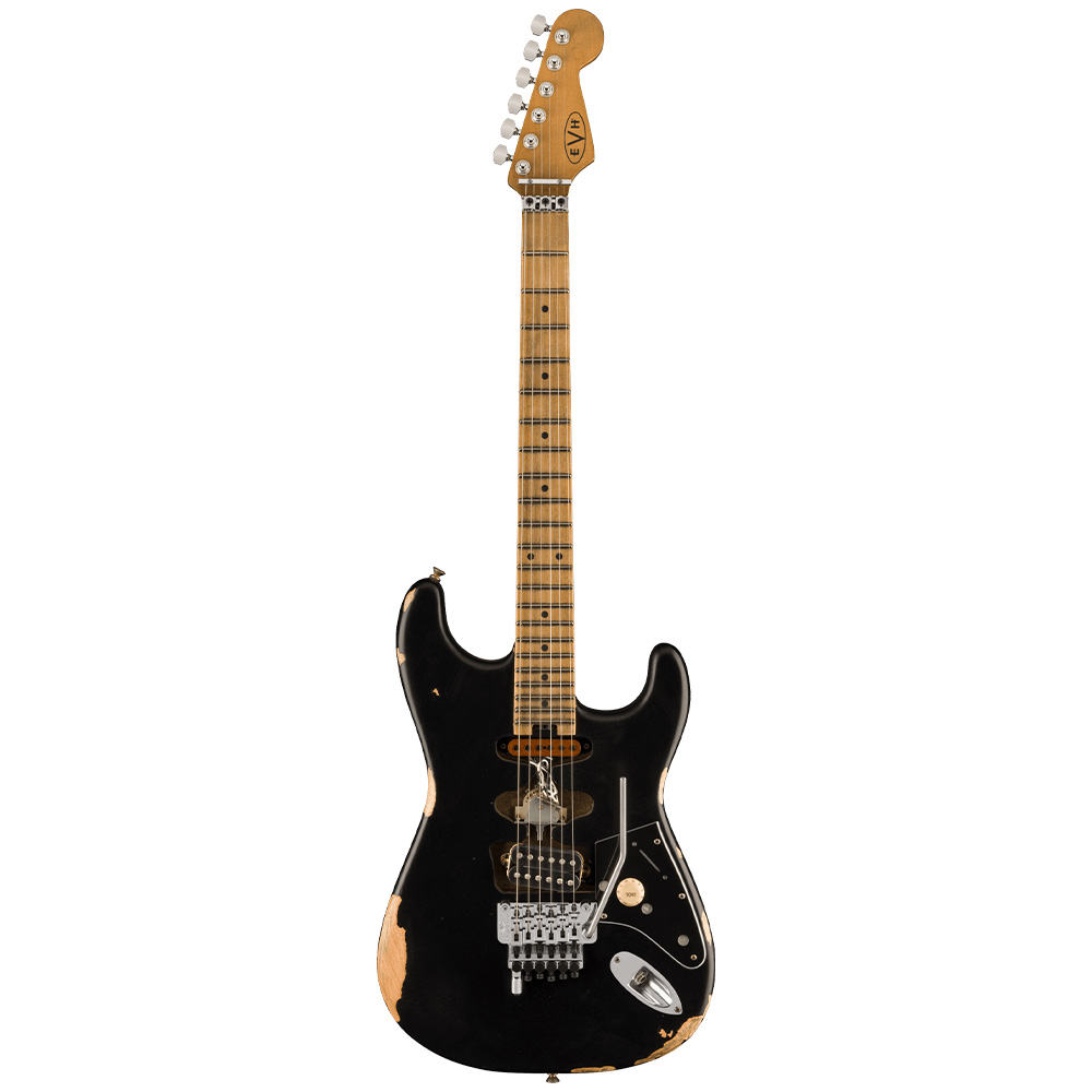 EVH Frankenstein Relic Akçaağaç Klavye Black Elektro Gitar